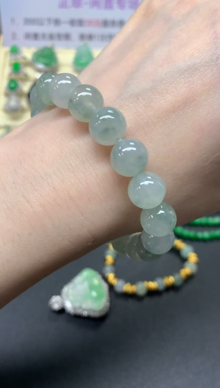 未镶嵌翡翠手串手串|4400+440