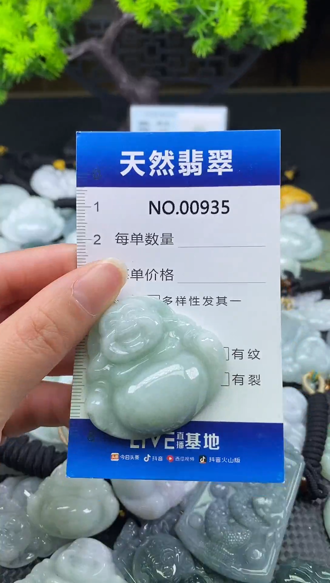 颈饰未镶嵌翡翠天然缅甸翡翠935
