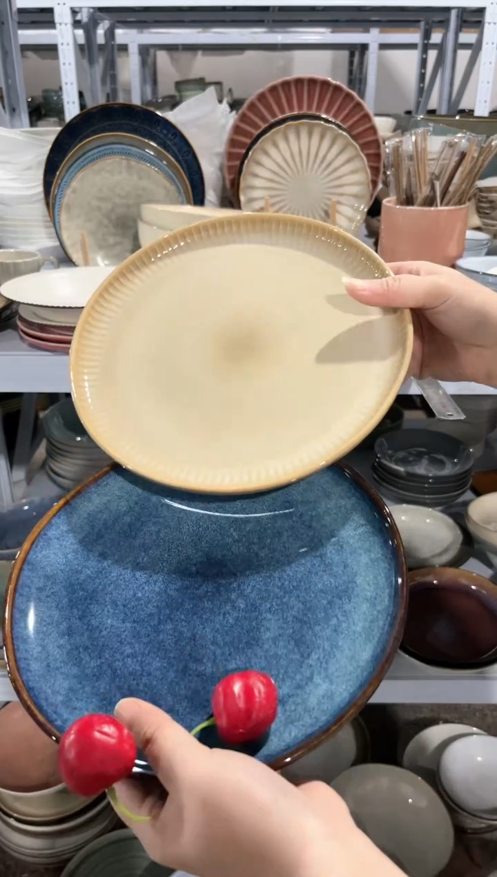 【闪购商品】瓷片外贸尾货瑕疵满20包邮X2 小盘组合