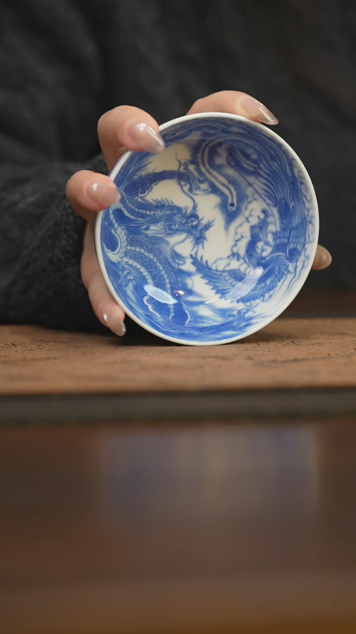 【闪购商品】杯柴窑青花破价福利