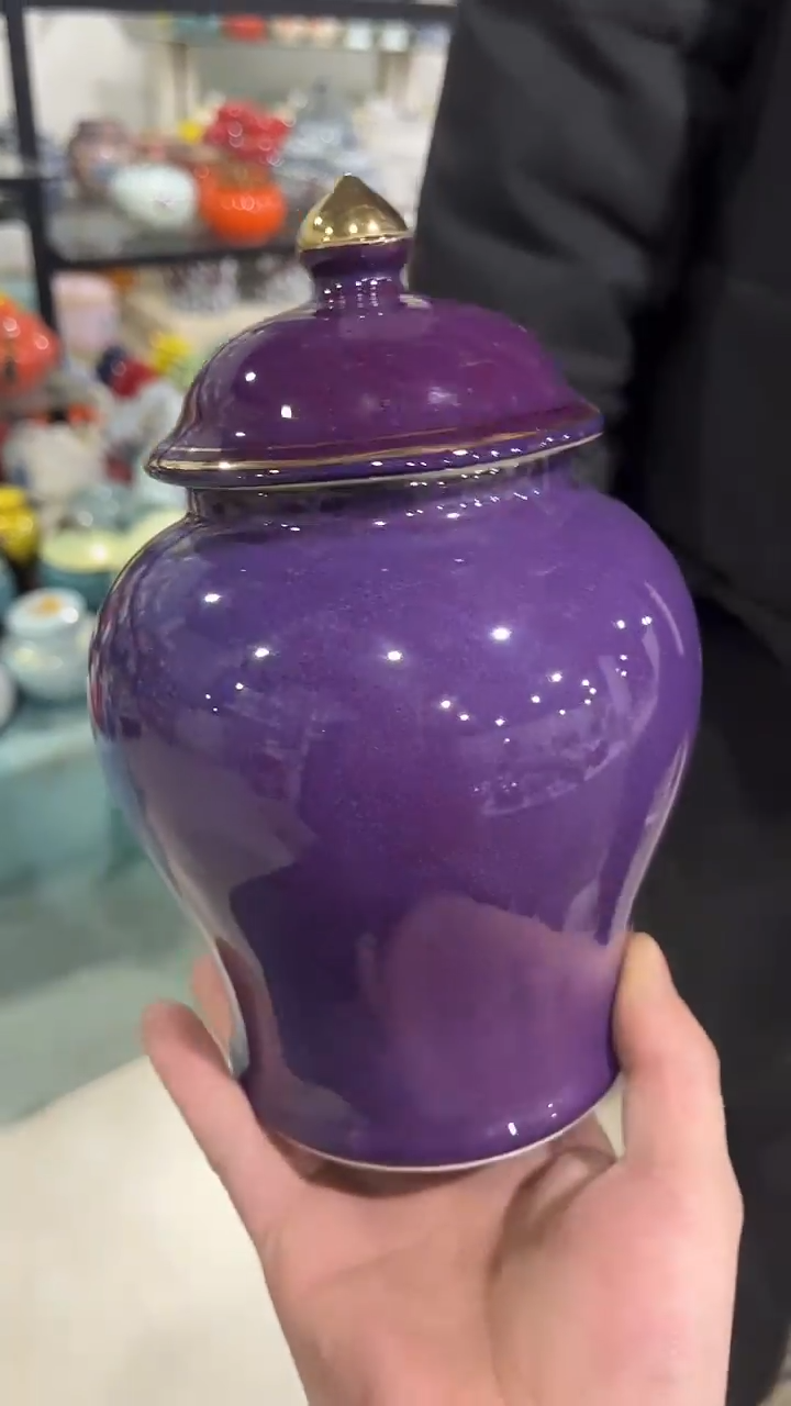 【闪购商品】摆件陶瓷茶叶罐储物罐