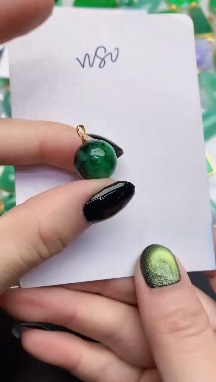 【闪购商品】翡翠颈饰18K金镶嵌0000000000