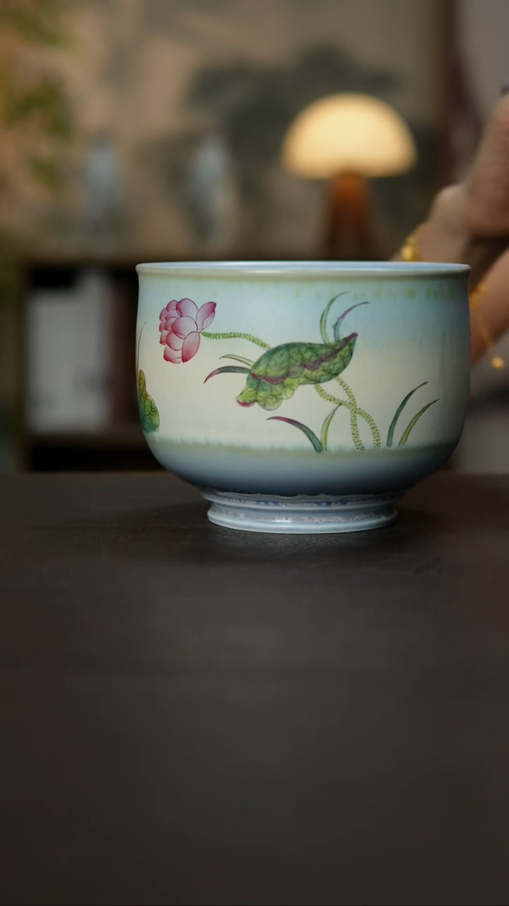 杯景德镇陶瓷杯碗柴烧多人