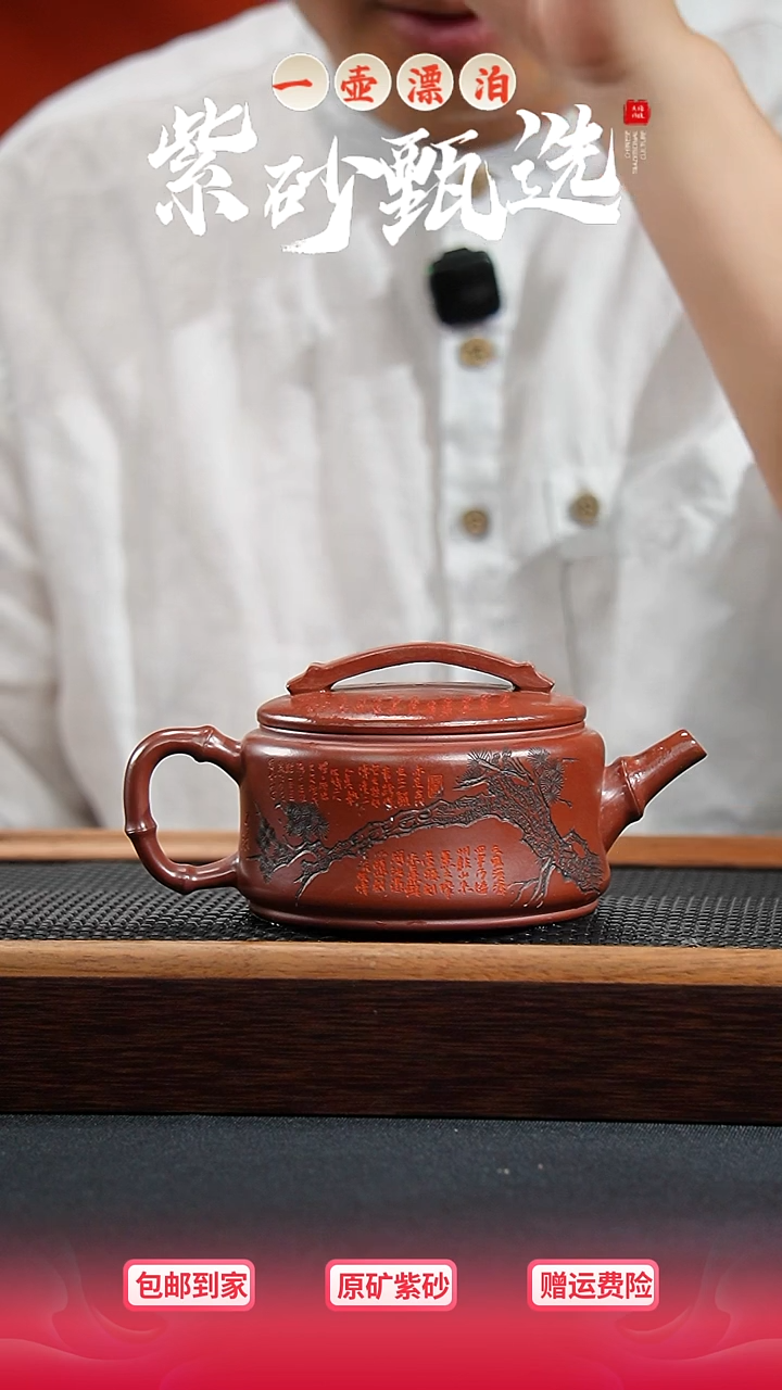 茶壶紫砂 一壶漂泊紫砂茶器1301