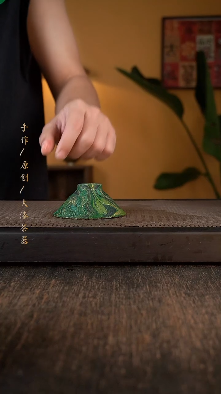 027大漆小康茶器
