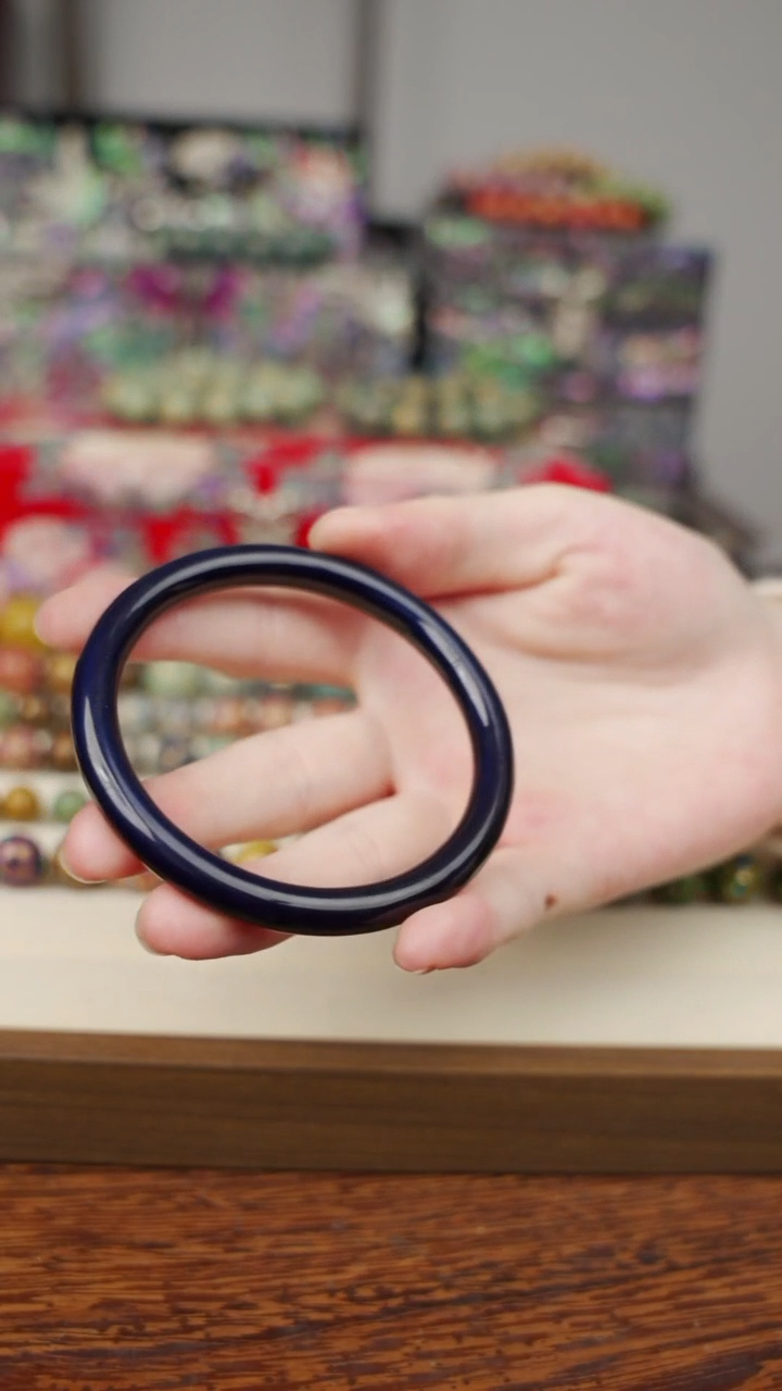 大漆手镯复杂款TG 蓝宝砂 