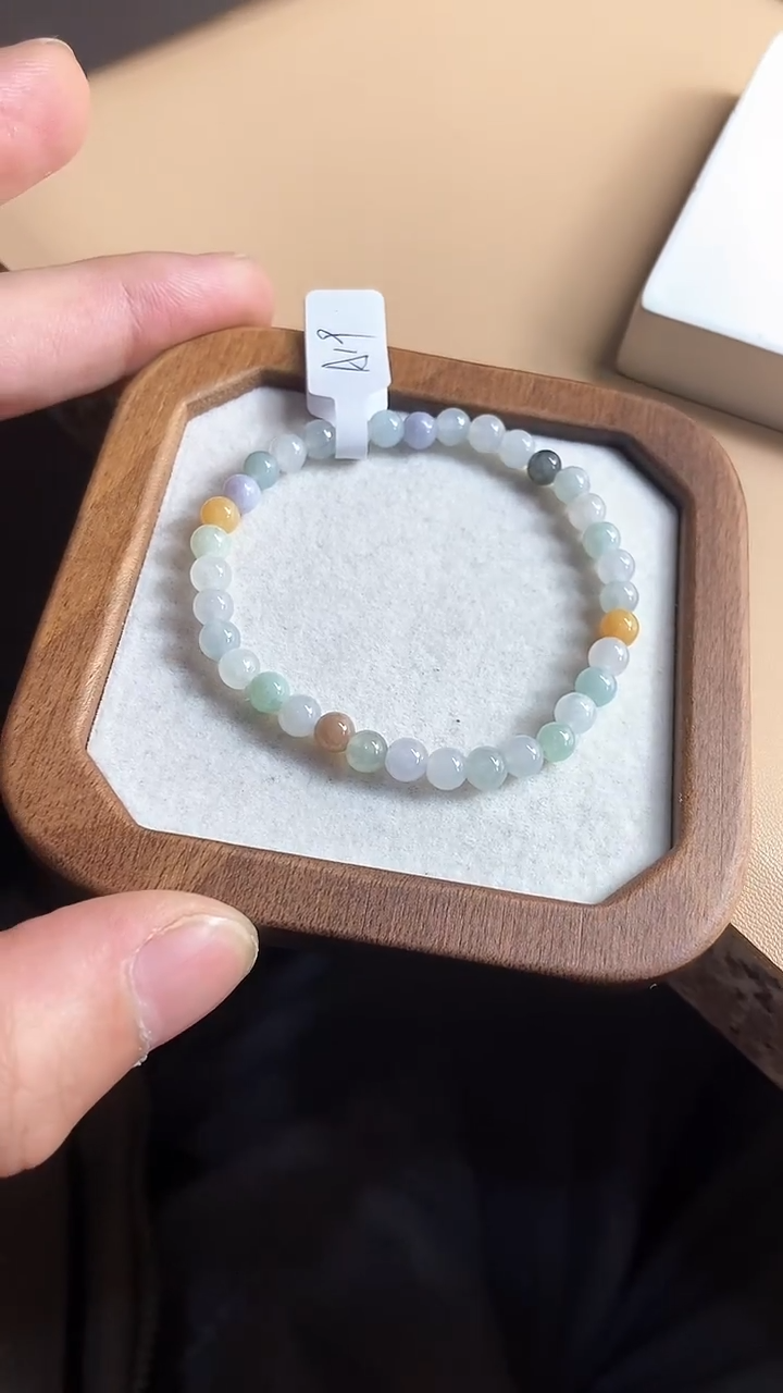 【闪购商品】翡翠手串未镶嵌天然翡翠A货手串A19