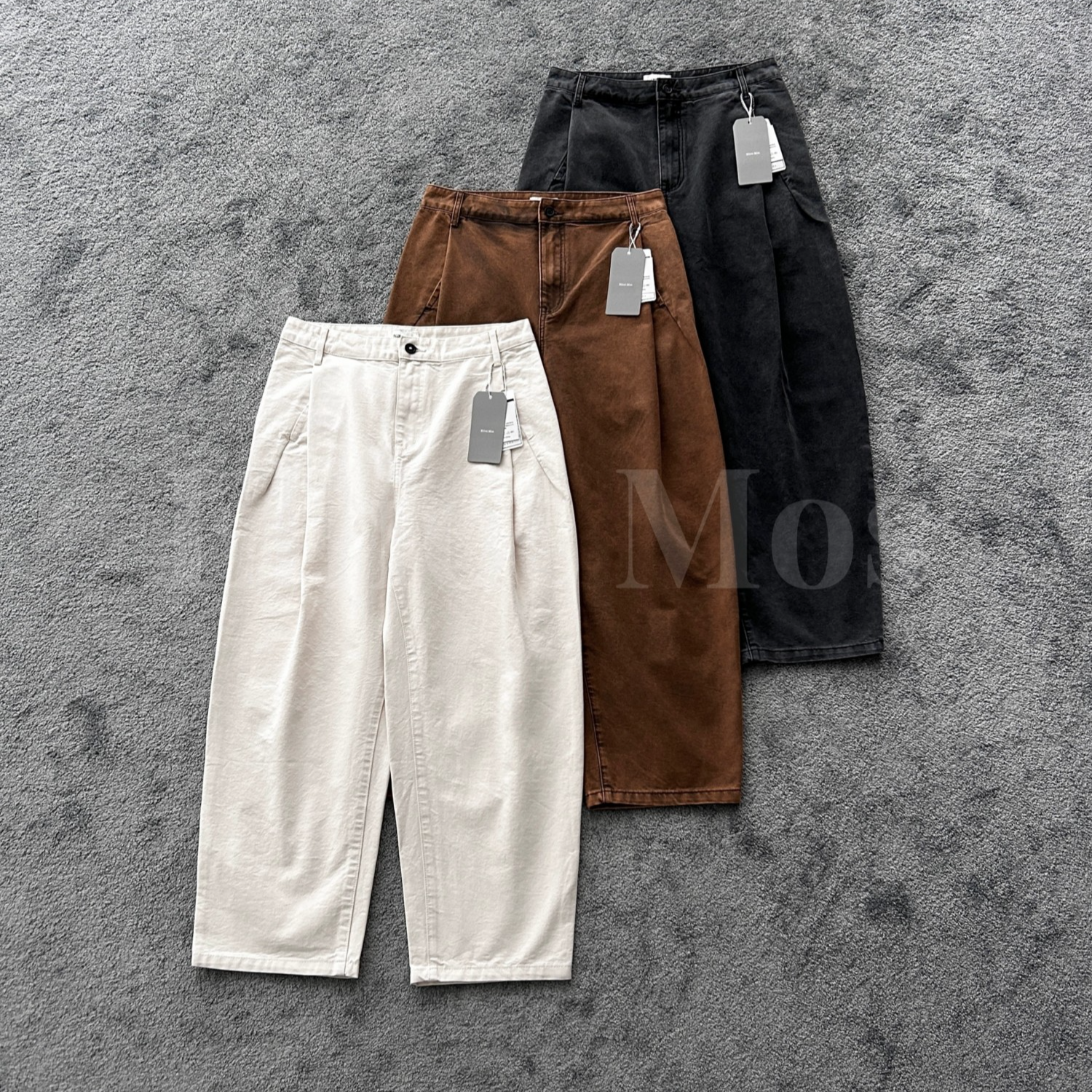 Elliot Mos梳织珠凡~Casual Pants 420g酵洗炒盐做旧休闲裤-1460
