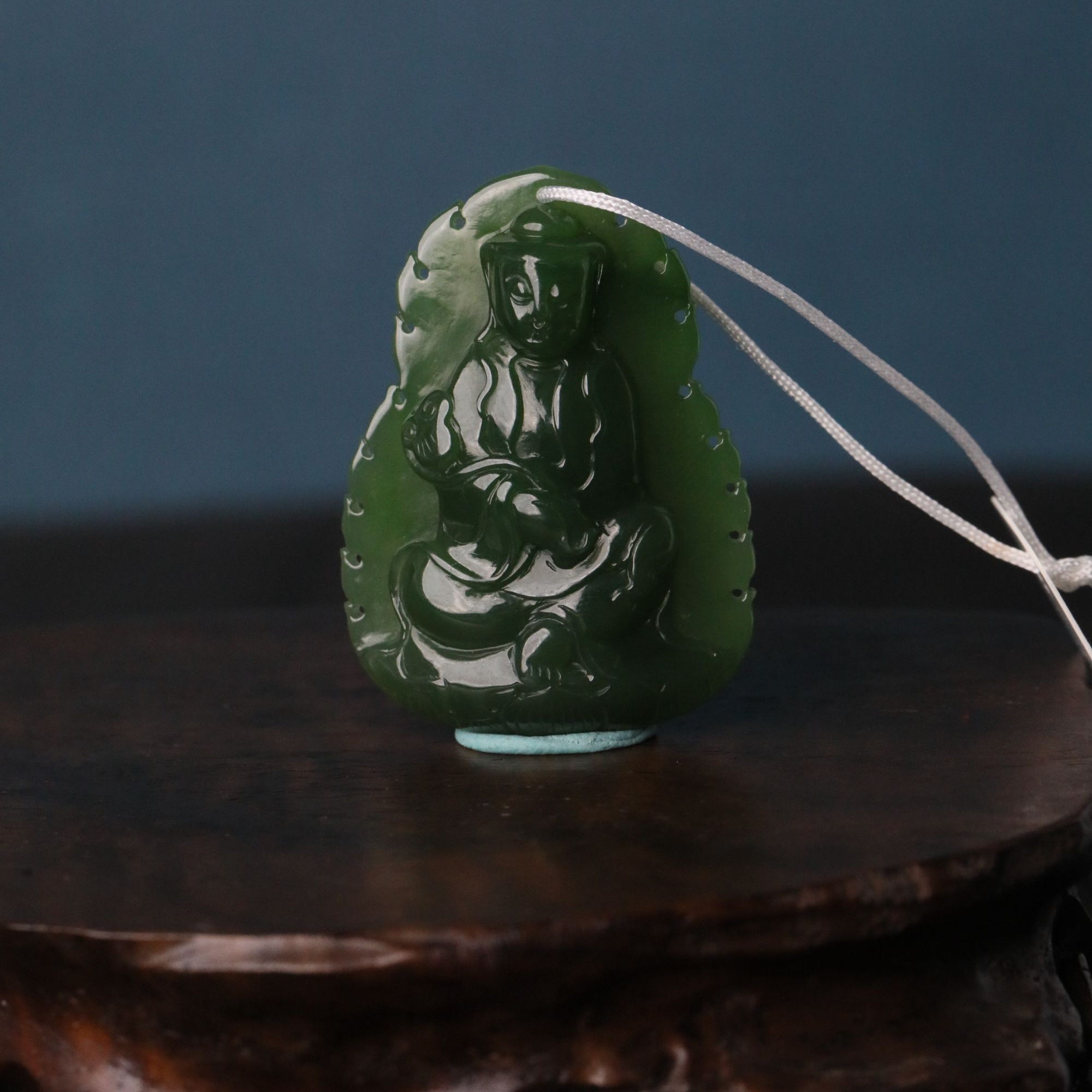 HG00199和田碧玉吊坠