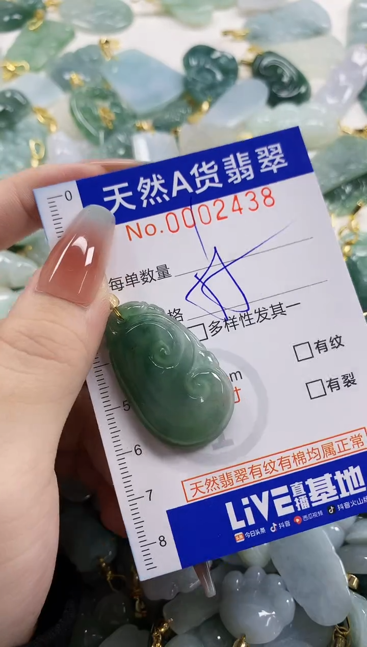 颈饰未镶嵌翡翠d****s天然A货翡翠