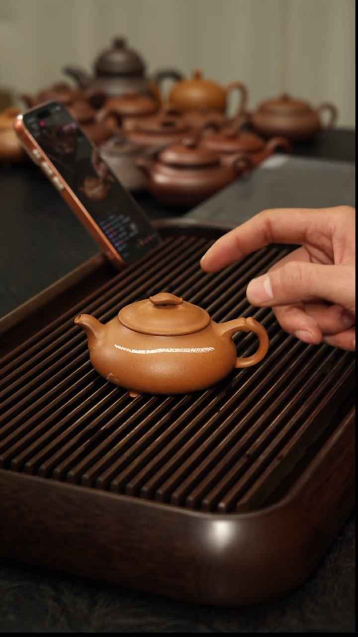 茶壶紫砂壶身裂的简瓢