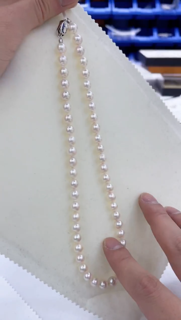 颈饰银S925镶嵌海水珍珠  