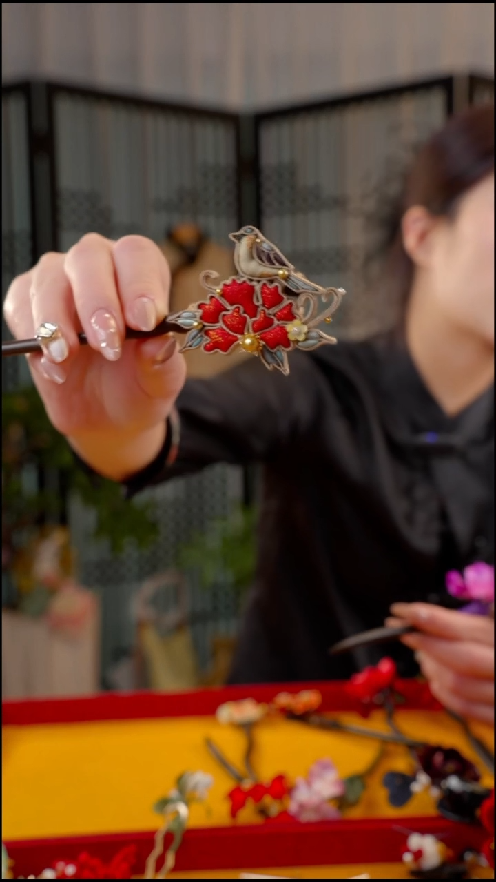 刺绣非遗苏绣手工饰品