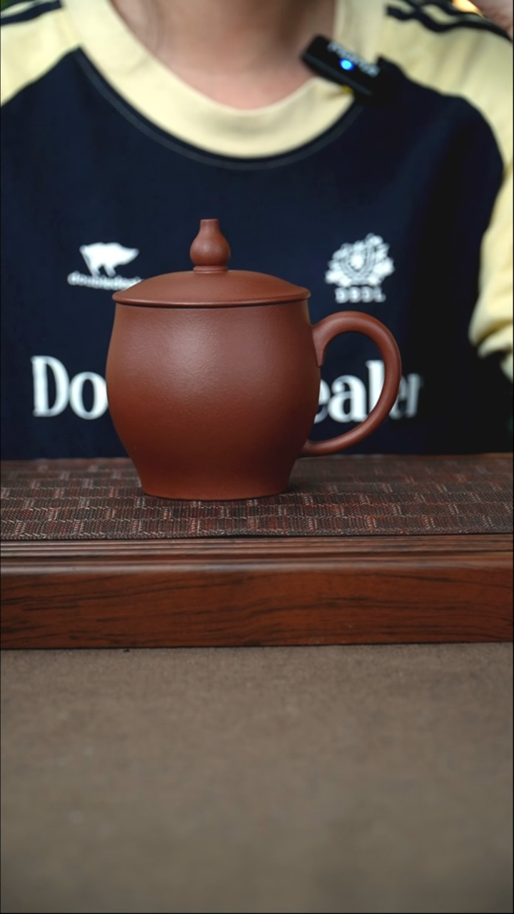 茶杯紫砂原矿清水泥紫砂杯350cc