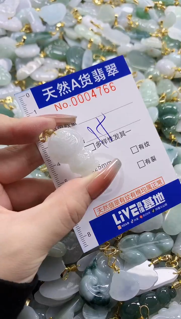 颈饰未镶嵌翡翠天然A货翡翠