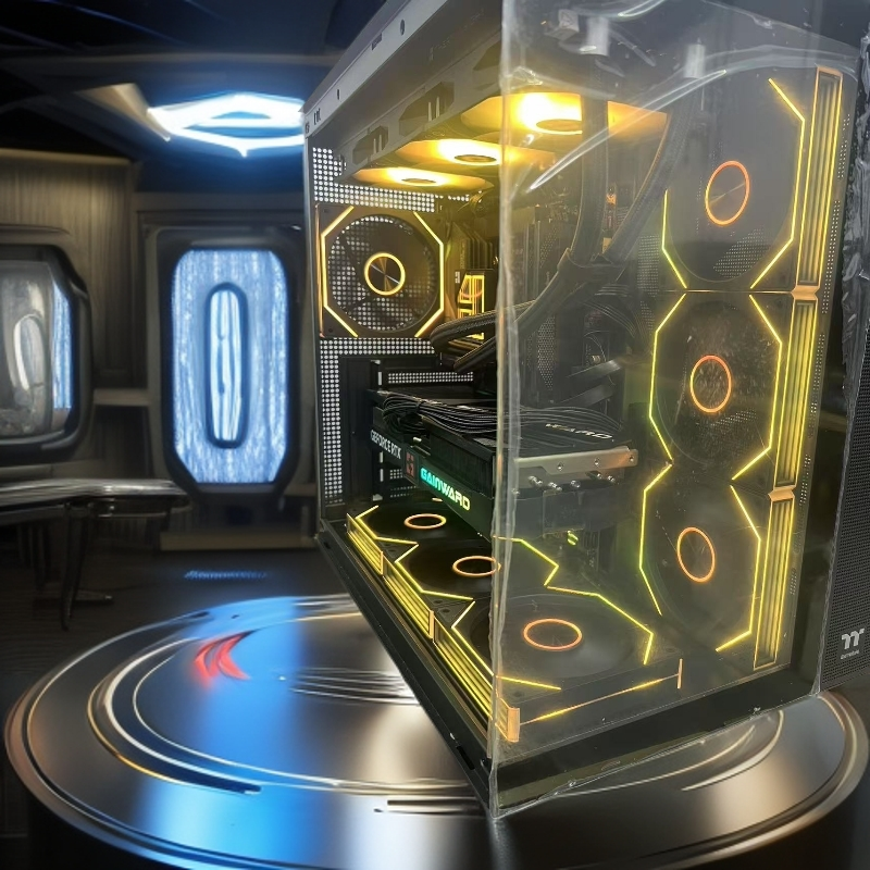 95新  i7-14700kf+4070ti+48g+1t+850w+360水冷+z790