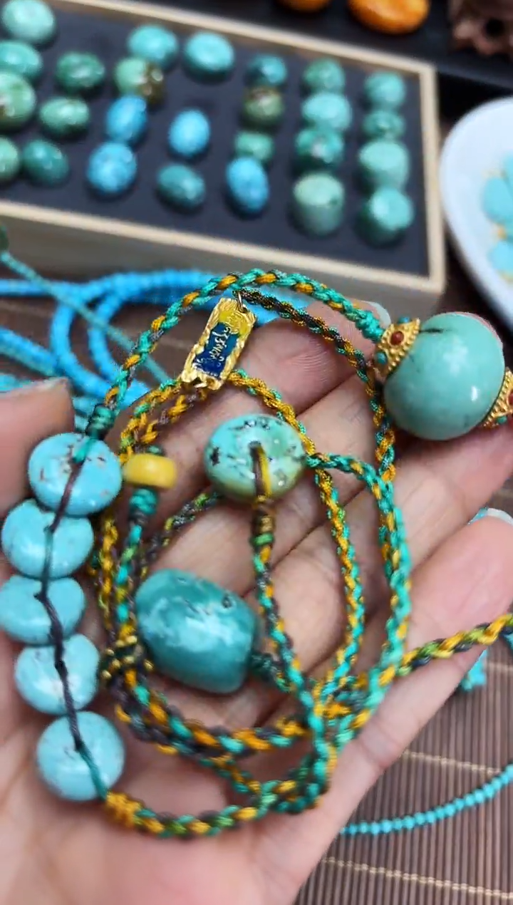 【闪购商品】绿松石颈饰未镶嵌项链