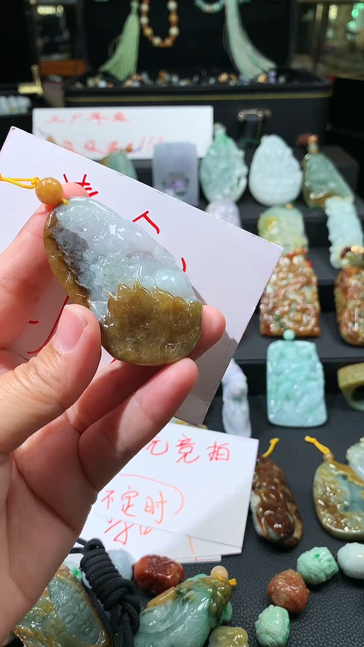 【闪购商品】翡翠颈饰未镶嵌挂件