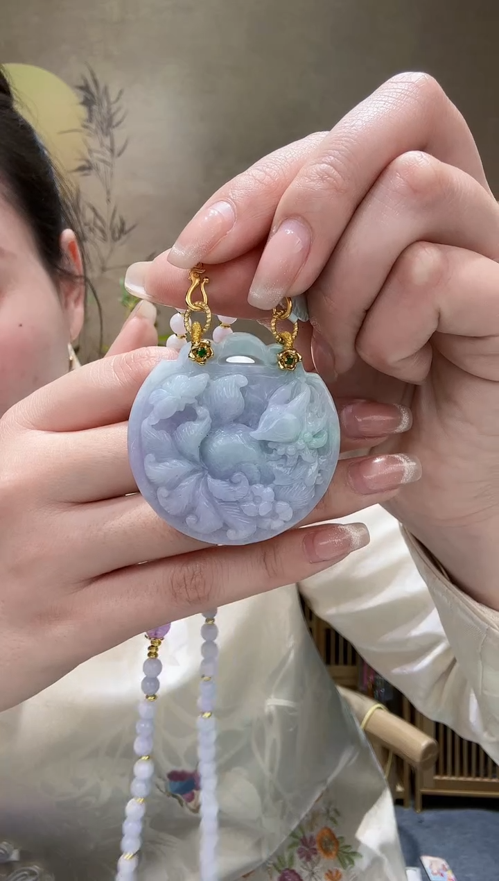 【闪购商品】翡翠颈饰未镶嵌吊坠