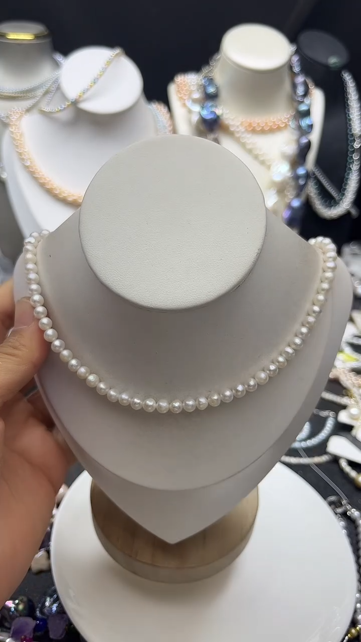 颈饰未镶嵌淡水珍珠多人