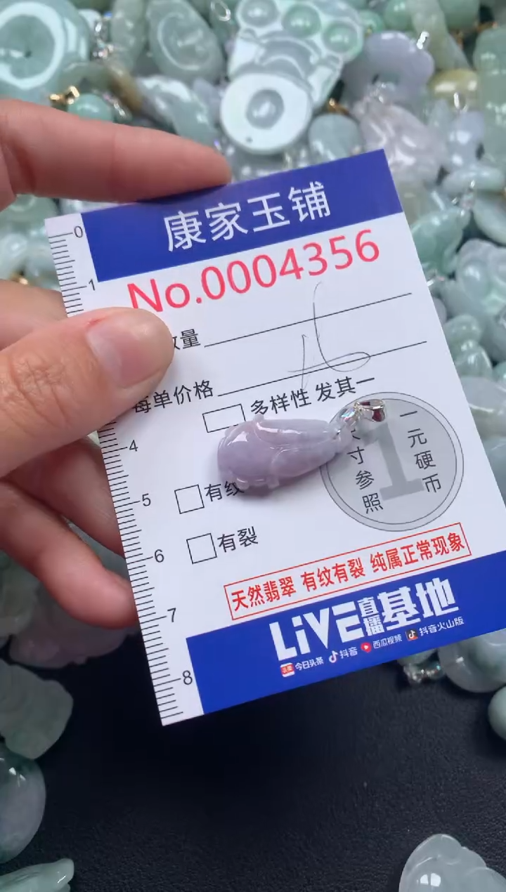 颈饰未镶嵌翡翠4356