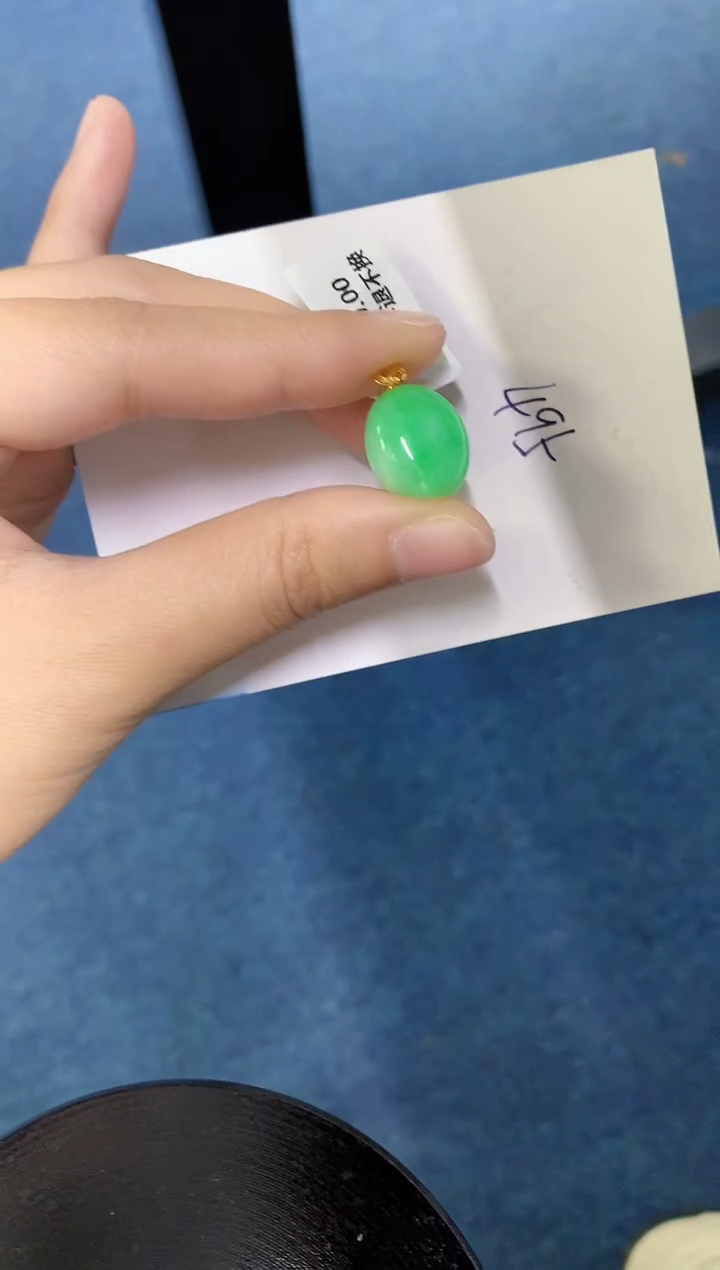 【闪购商品】翡翠颈饰18K金镶嵌000000000