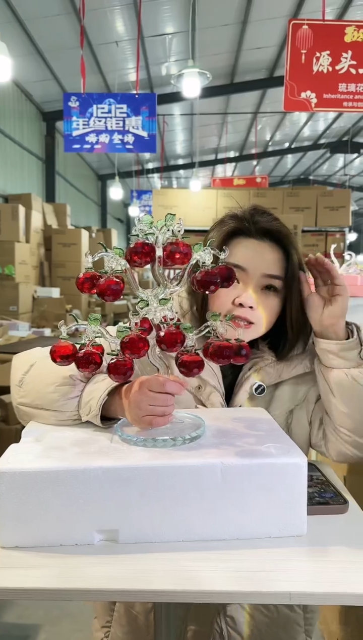 【闪购商品】玻璃于清花器G-早46