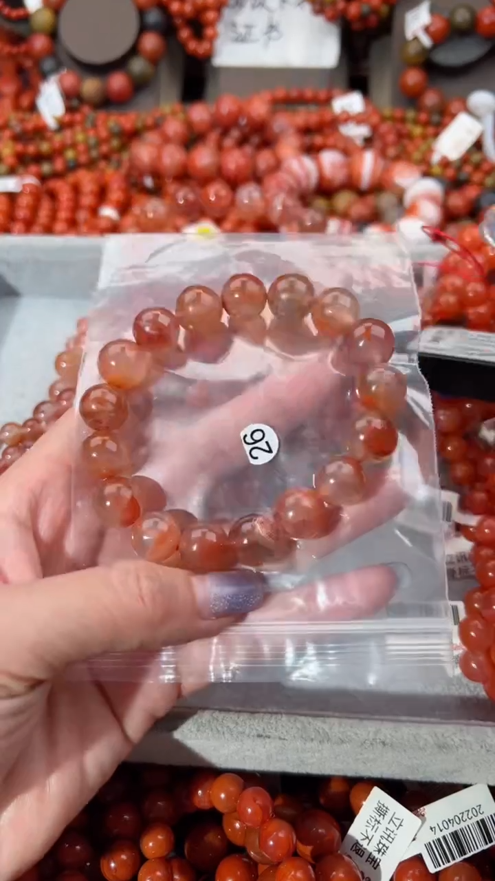 【闪购商品】南红玛瑙手串未镶嵌12