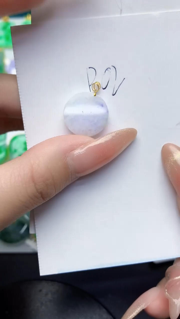 【闪购商品】翡翠颈饰18K金镶嵌000000000