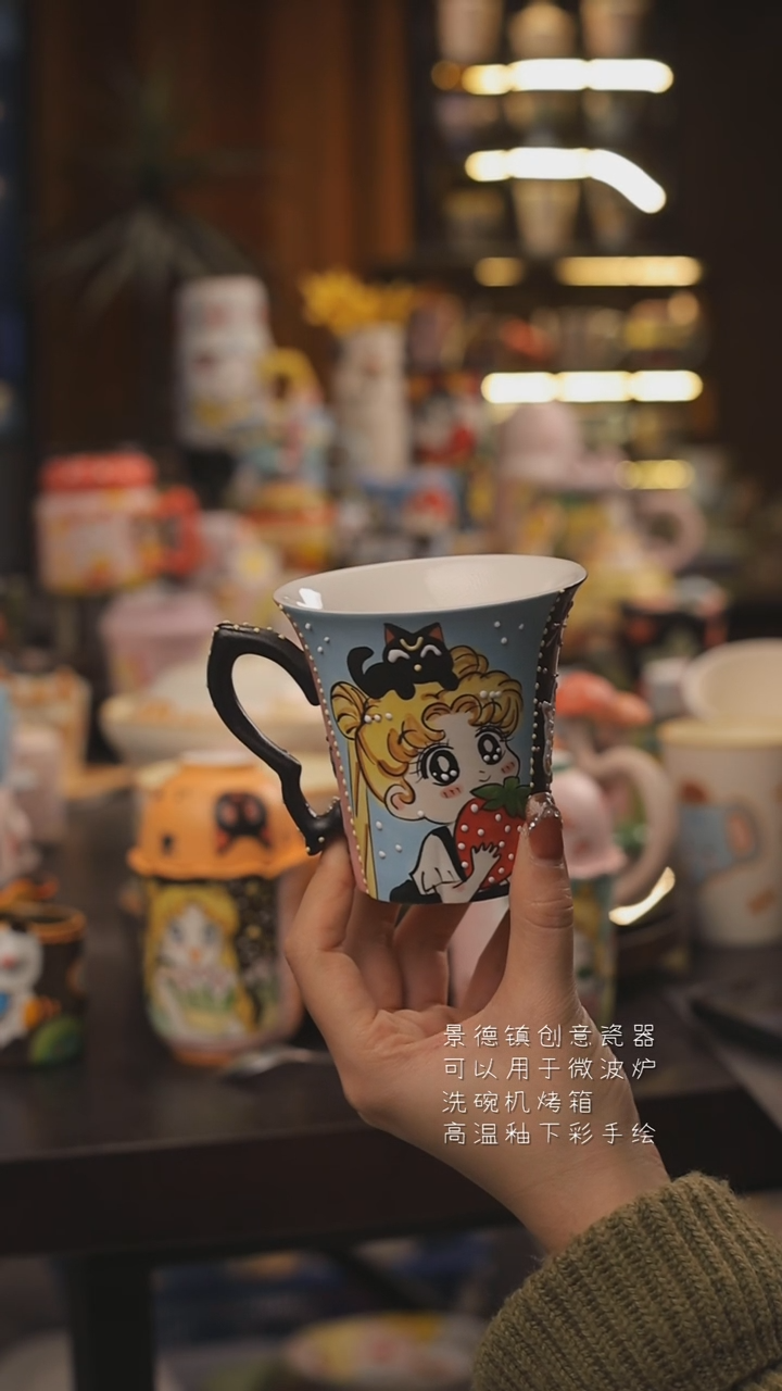 景德镇釉下彩绘设计师款式陶瓷