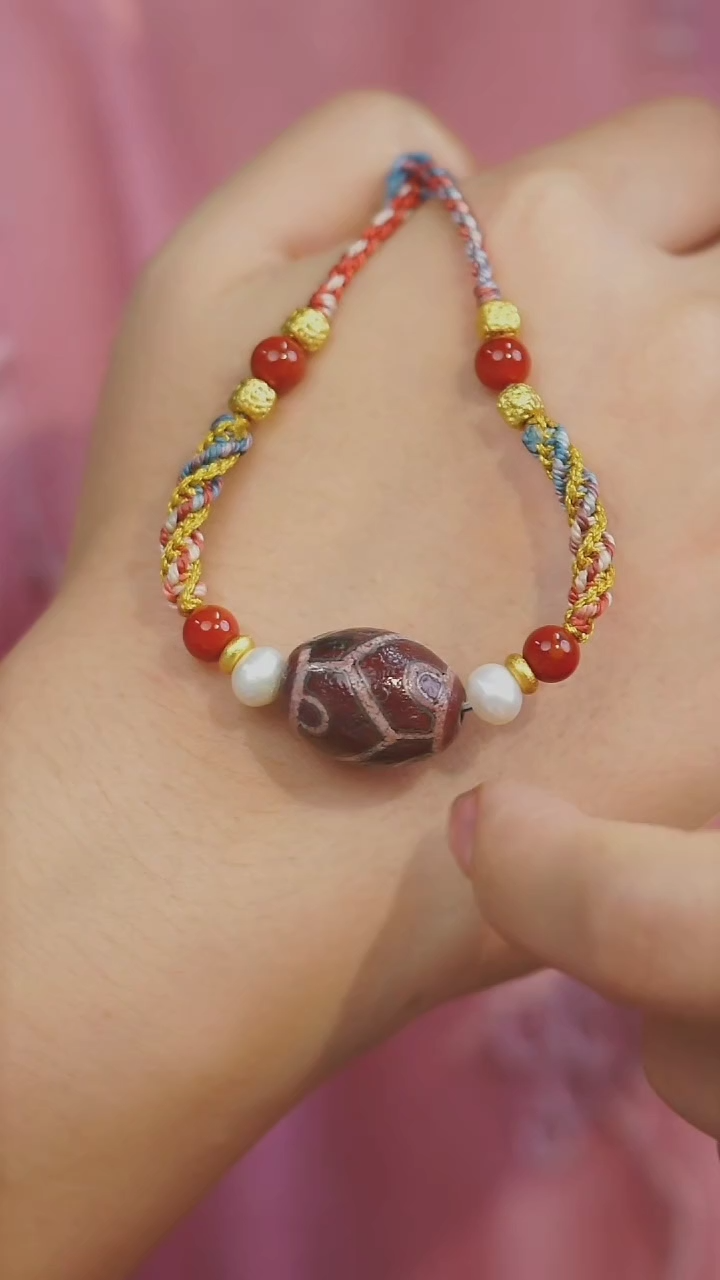 【闪购商品】玛瑙/玉髓项链未镶嵌多样性发其一(龟背六瓣莲心）