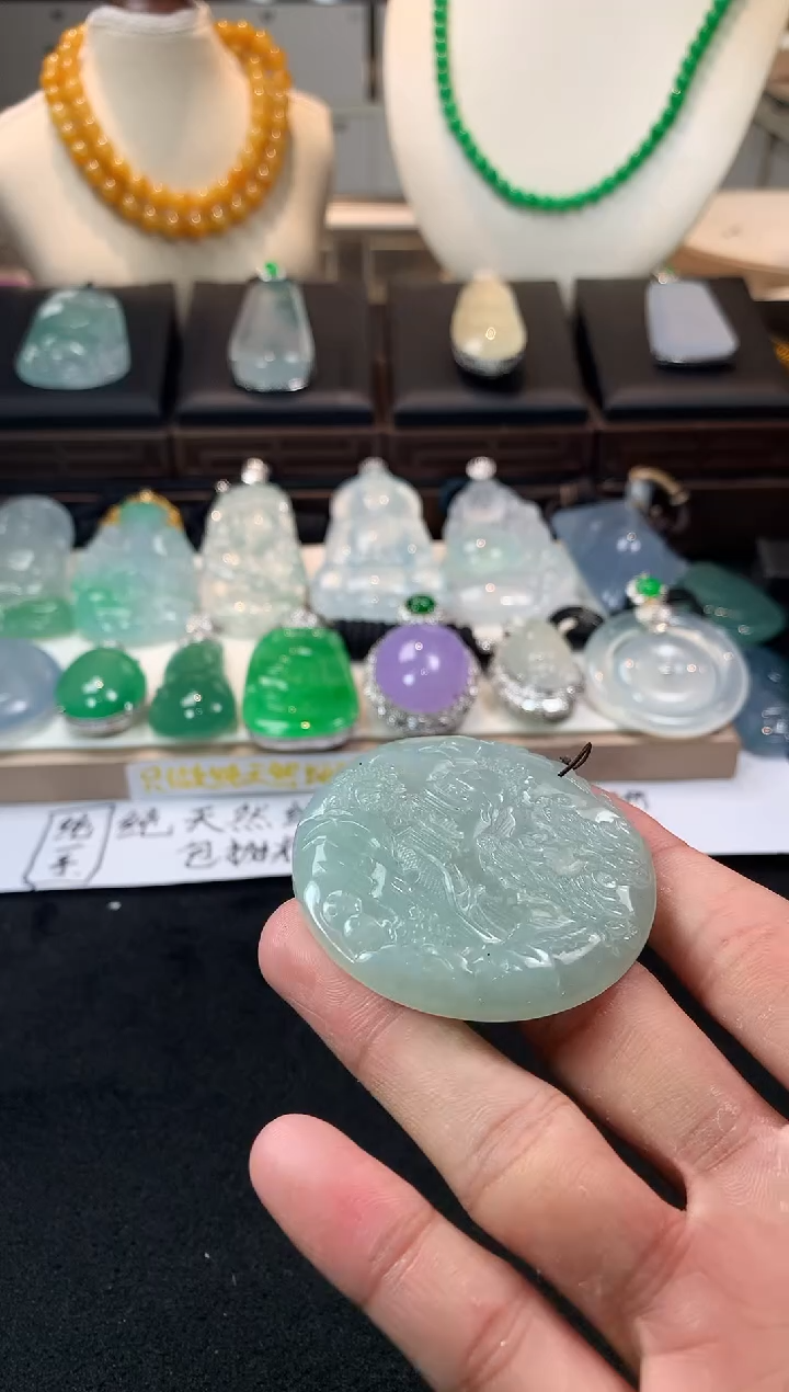 未镶嵌定制翡翠管****️  S毛货不退不换