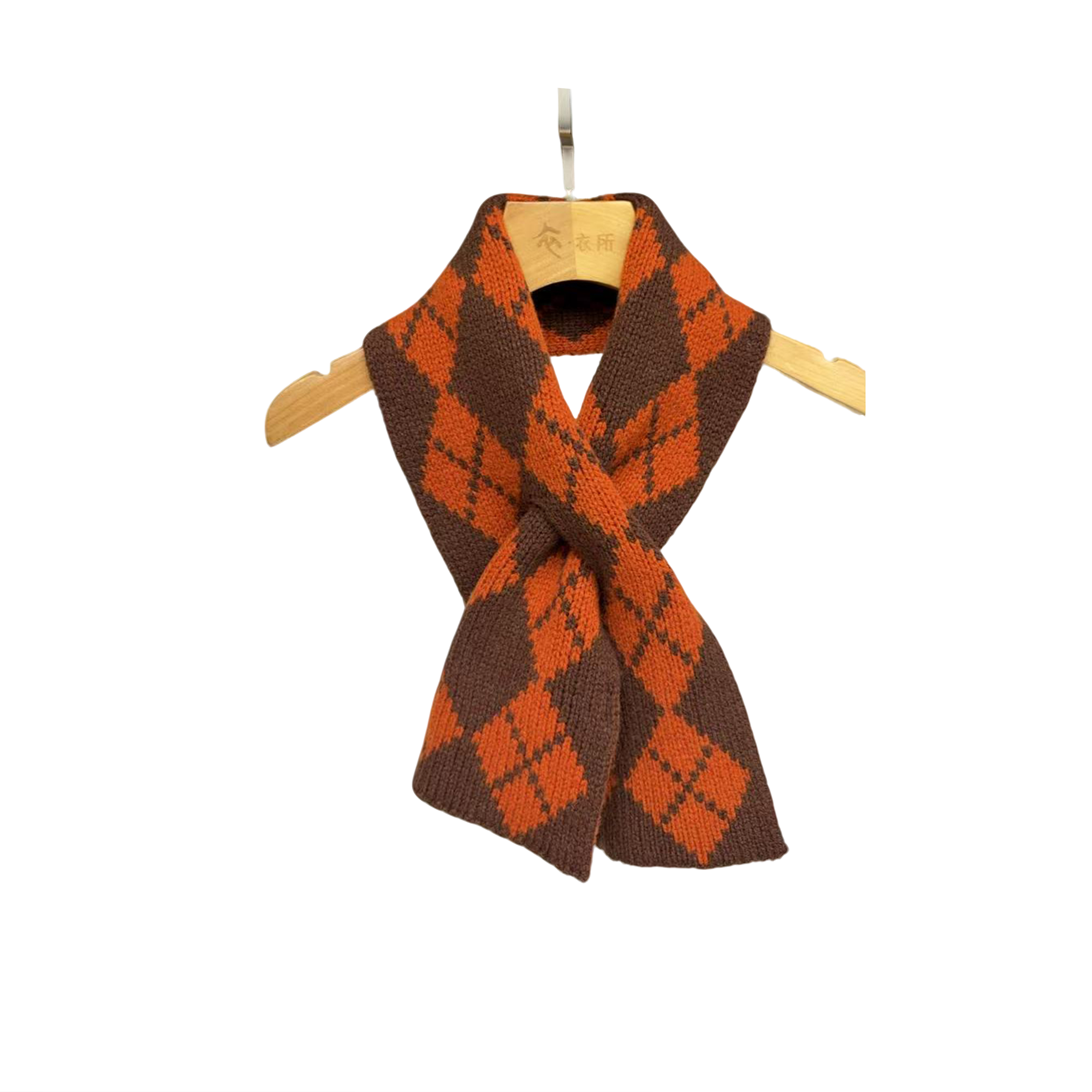 华人杰100%羊毛保暖时尚围巾百搭围巾格子纯色围巾