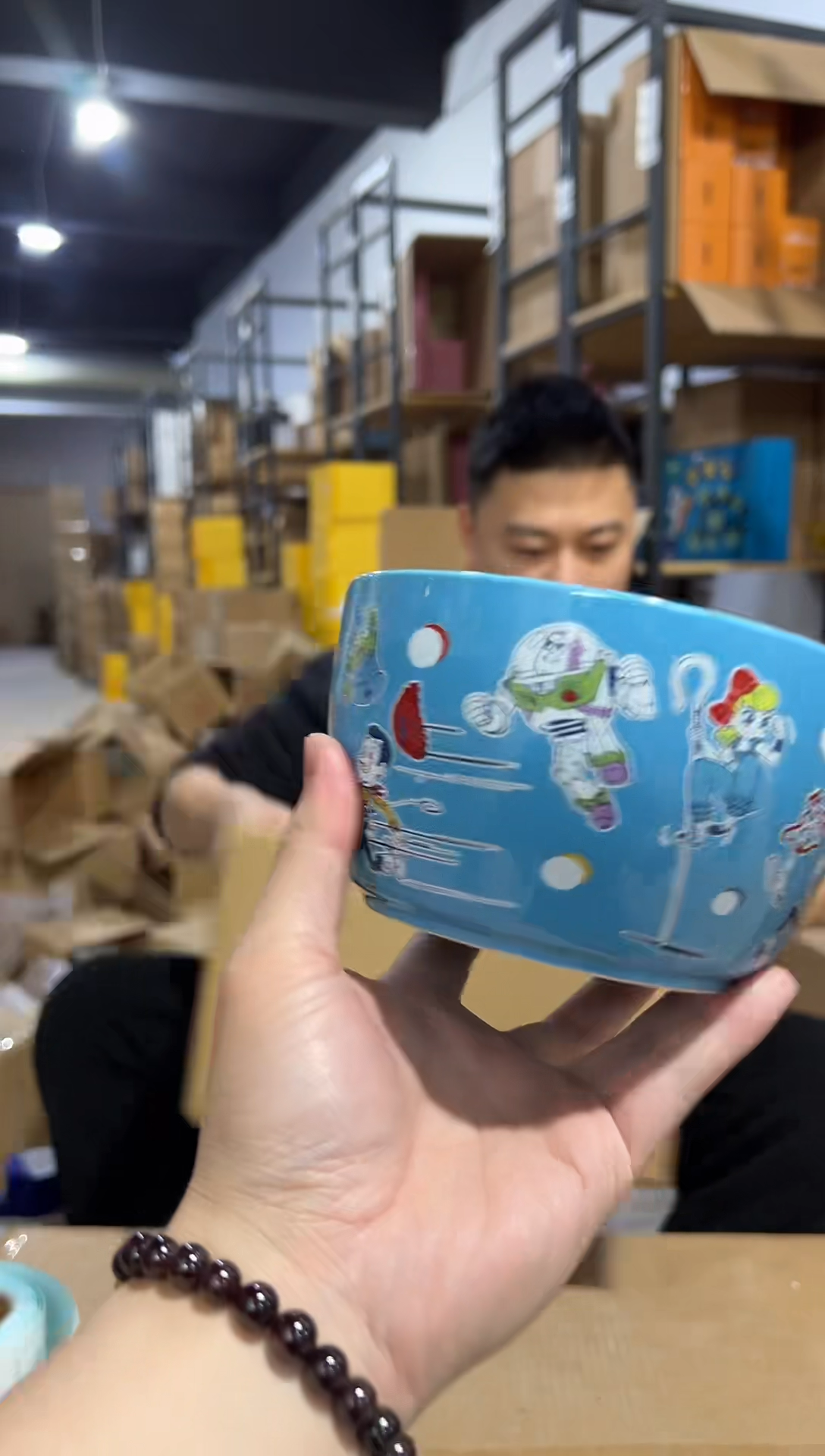 【闪购商品】杯陶瓷巴斯大碗微瑕碗口变形