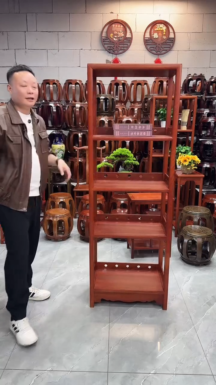 花梨木类家具越南花梨木花梨色书架单个