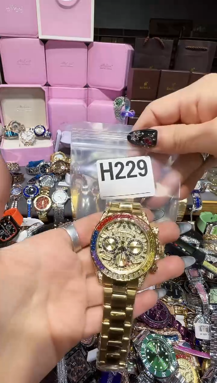 石英机芯不锈钢不锈钢直播定闪专用