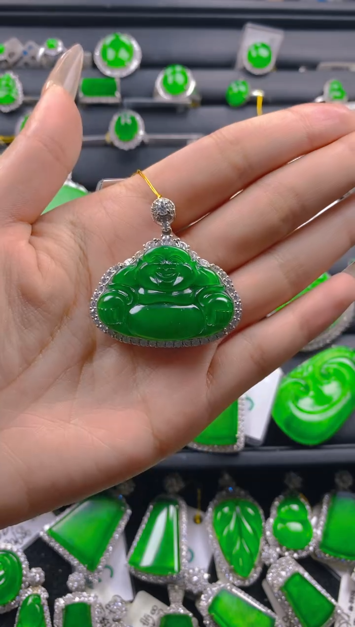 【闪购商品】翡翠颈饰银S925镶嵌11111111