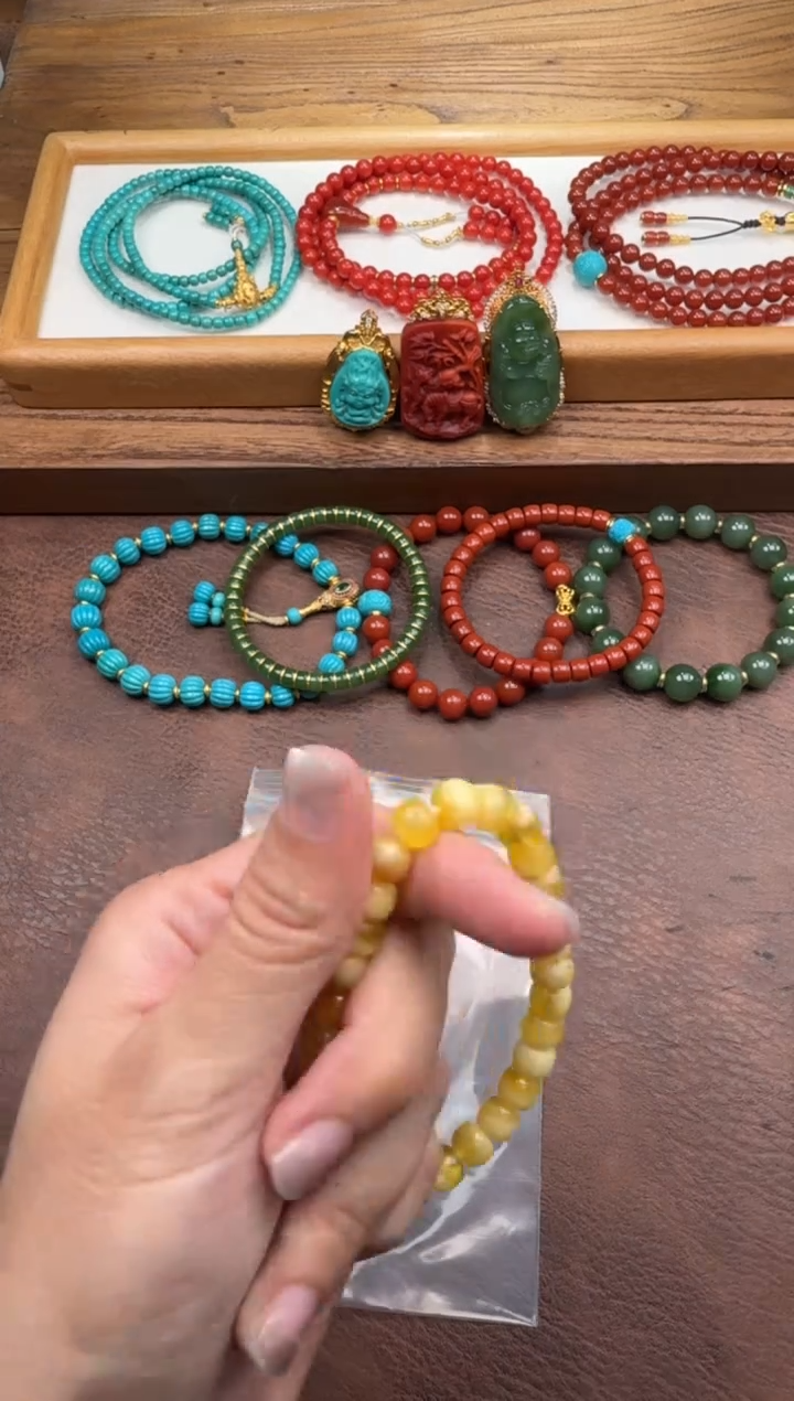 未镶嵌绿松石手串手串张**~手串手串