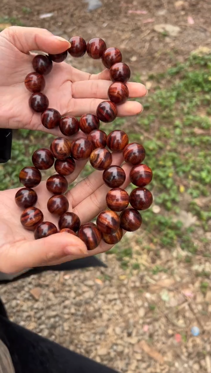 手串/手链黄花梨/降香黄檀A030火山口1.8圆珠手串368