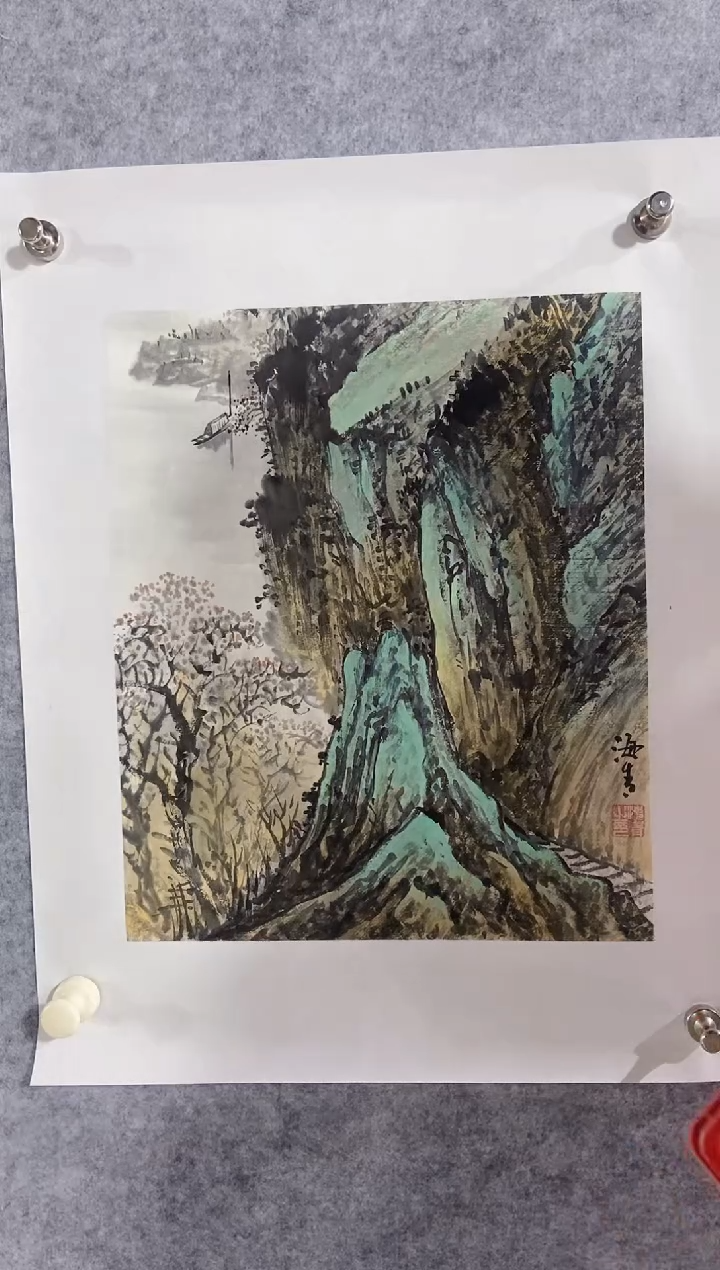 【闪购商品】国画刘海青国画作品11