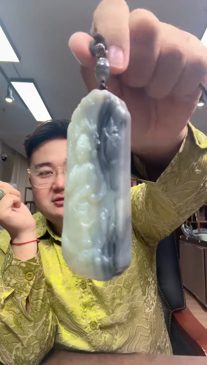 合金蛇纹石玉手链1