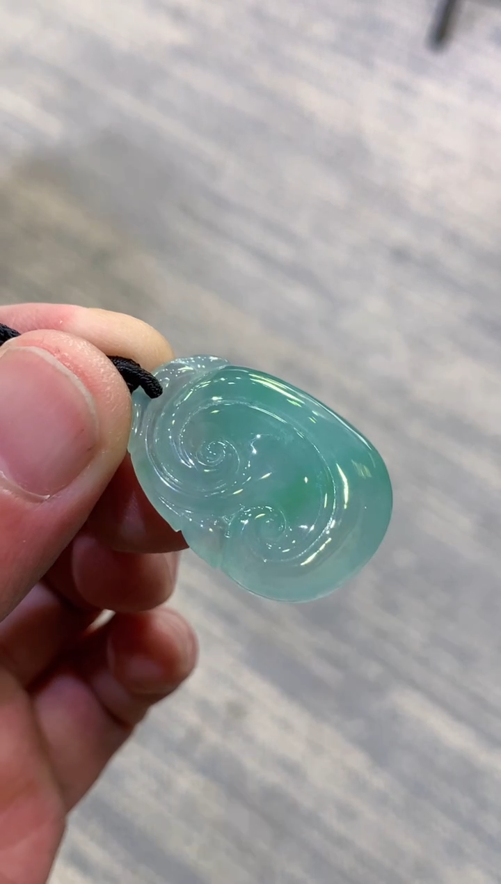 颈饰未镶嵌翡翠天然A货翡翠