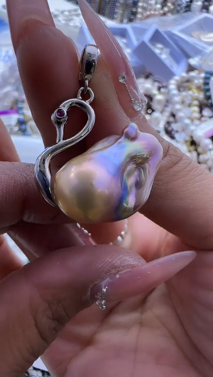 【闪购商品】淡水珍珠吊坠未镶嵌381