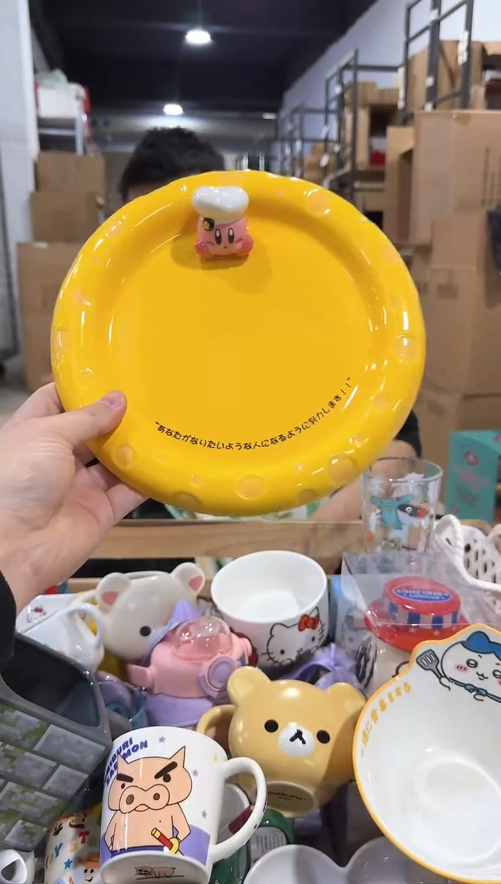 瓷片原盒星之卡比奶酪餐盘