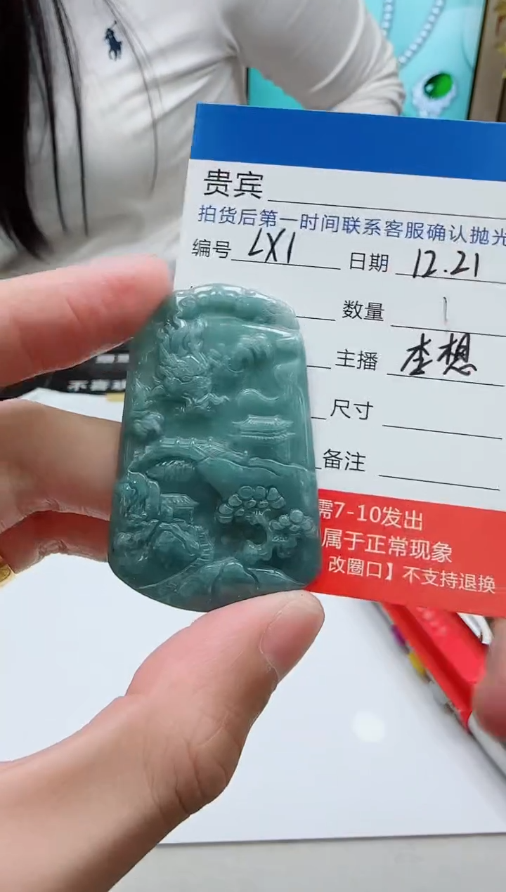 颈饰未镶嵌翡翠LL翡翠吊坠-多样性发其一