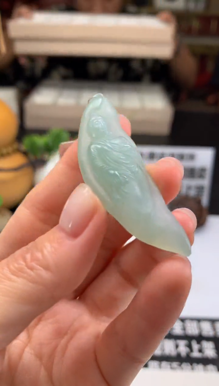 定制翡翠未镶嵌天**风---22846