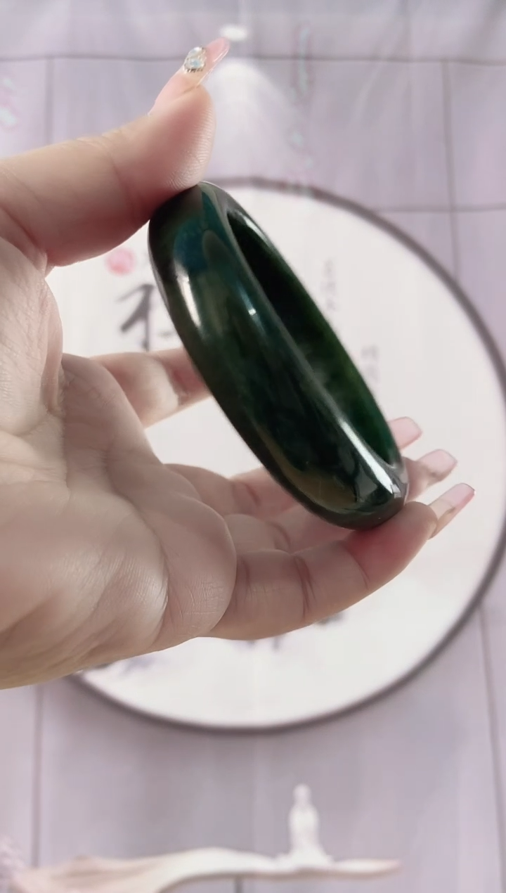 【闪购商品】和田玉（碧玉）手镯未镶嵌孤品手镯