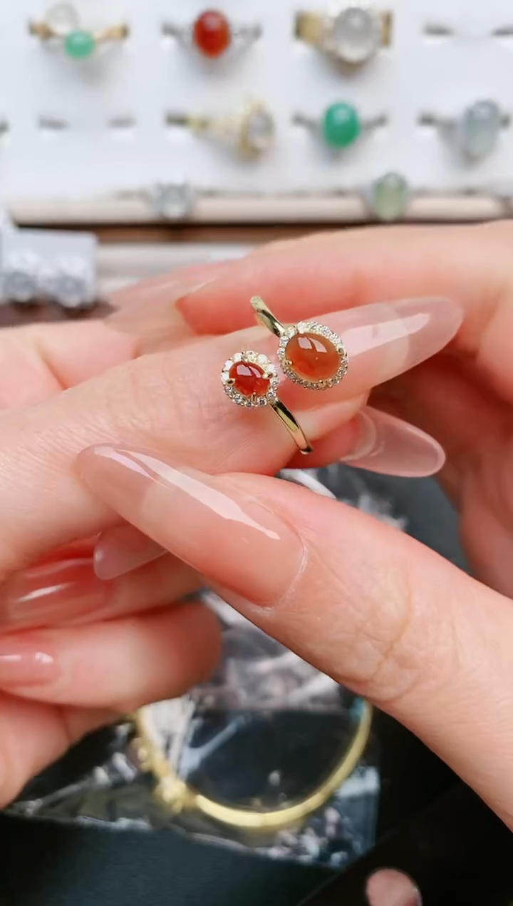 【闪购商品】翡翠戒指银S925镶嵌....