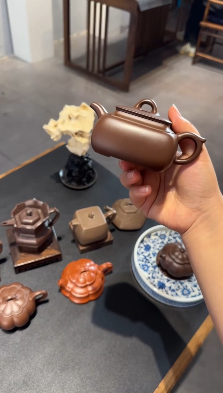 茶壶紫砂吉*长四方 紫砂壶