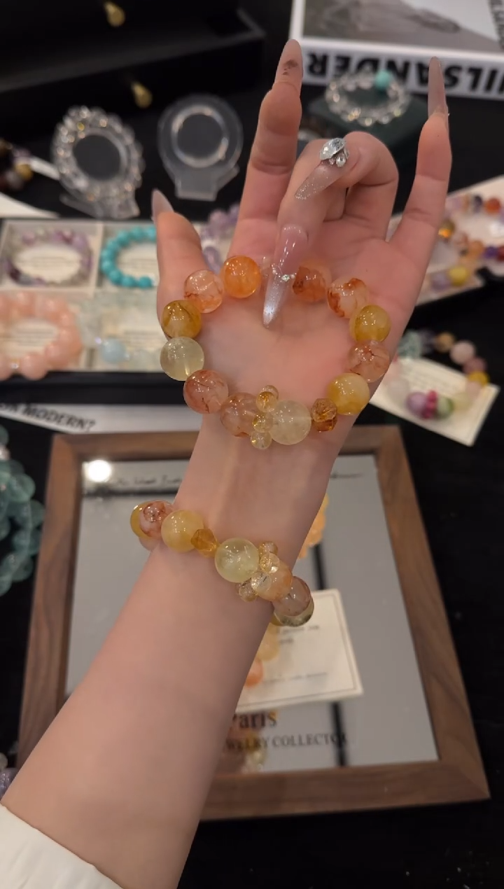 未镶嵌手链水晶金榜题名x3101